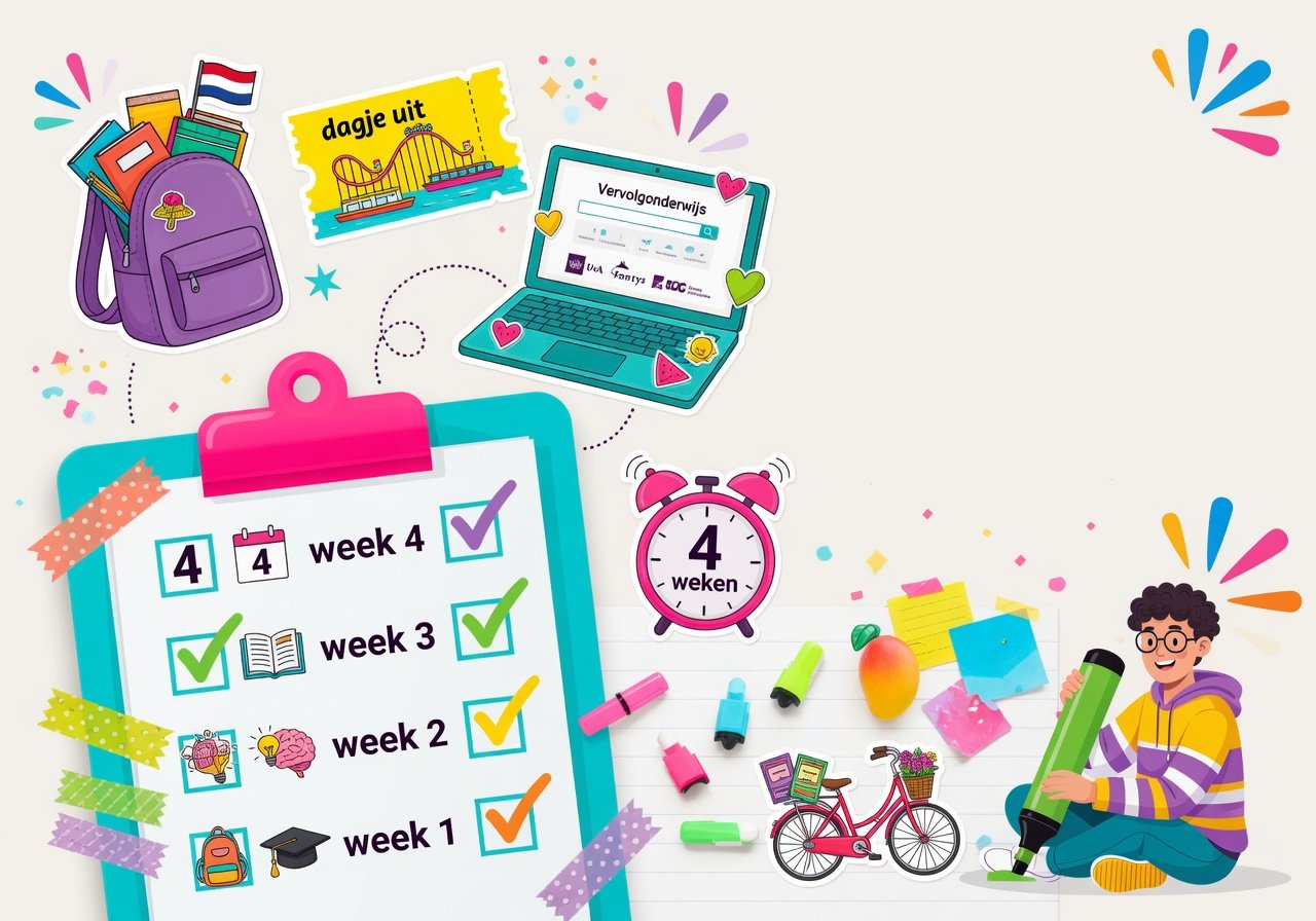 Checklist voor de laatste vier weken voor het eindexamen