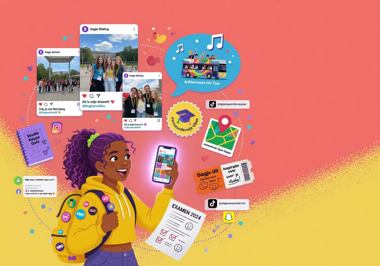 De invloed van sociale media op studiekeuzes van jongeren
